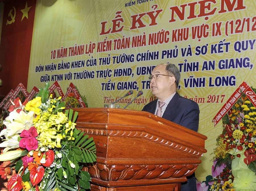 Bài phát biểu của Phó Tổng Kiểm toán Nhà nước Cao Tấn Khổng tại Lễ kỷ niệm 10 năm thành lập KTNN khu vực IX